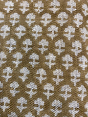 Jaina Kashish Block Print Handloom Linen Fabric